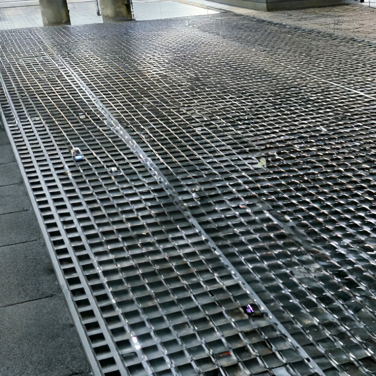 Close Mesh Steel Grating for Public Areas
