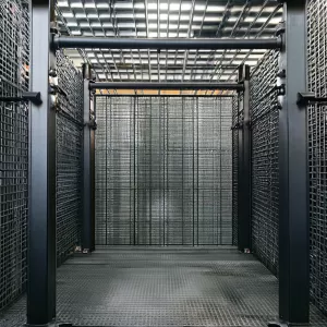 Dense Welded Steel Grating for Safe Walkways