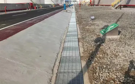 Case Study: Steel Grating Drainage Channel Covers – 30,000-Meter Project