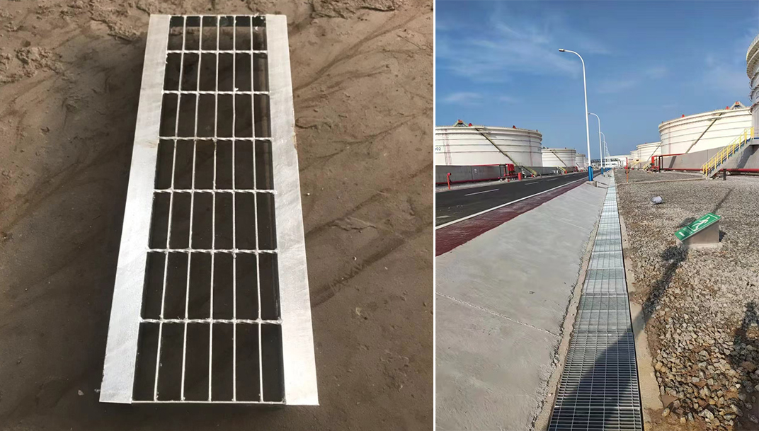 Case Study: Steel Grating Drainage Channel Covers – 30,000-Meter Project